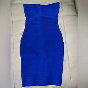 Meilun Elegant Blue Bodycon Dress